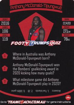 2021 Team Coach AFL #161 Anthony McDonald-Tipungwuti Back